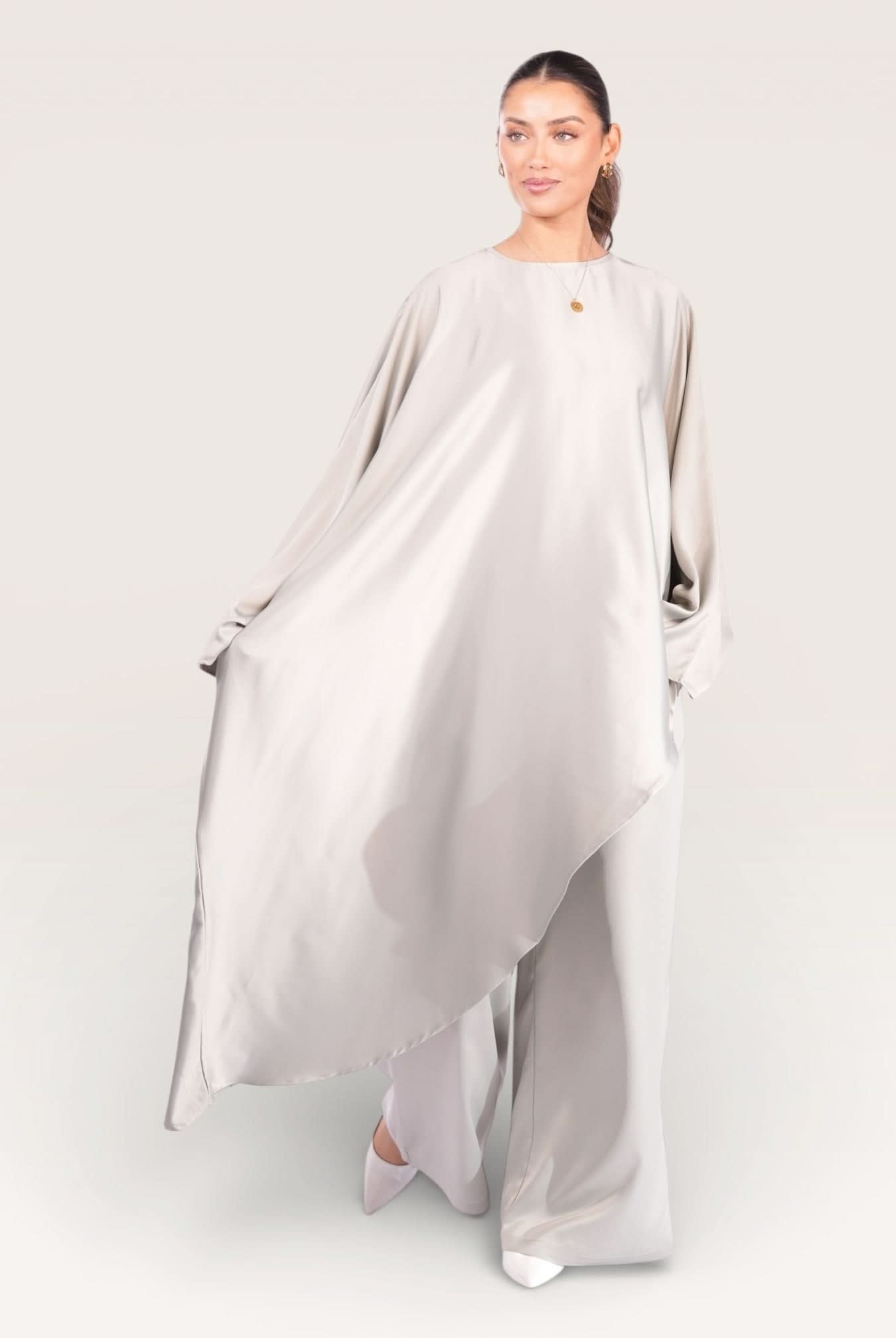 silk muse long version - pistachio - Losyana.Shop