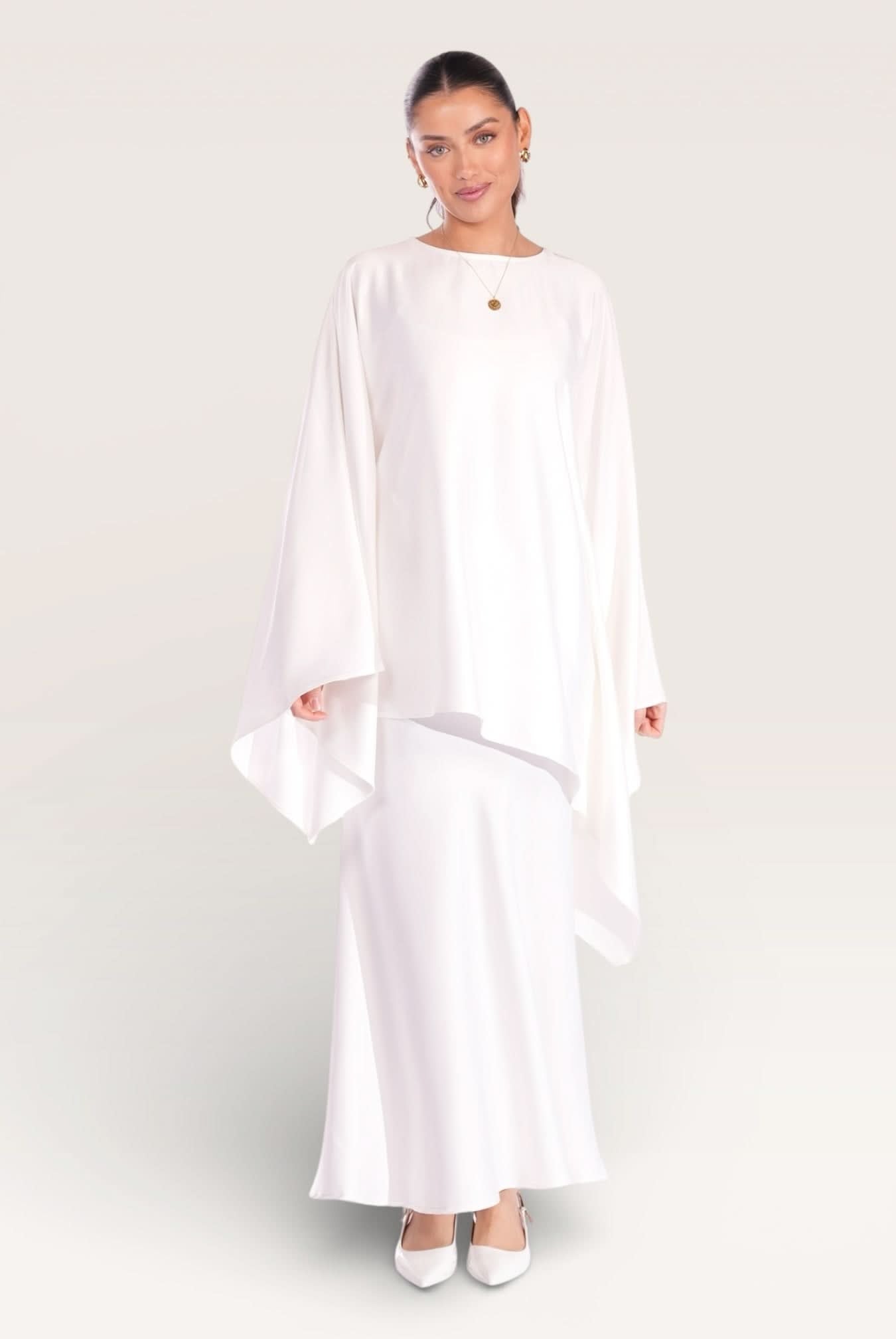 silk muse - white - Losyana.Shop