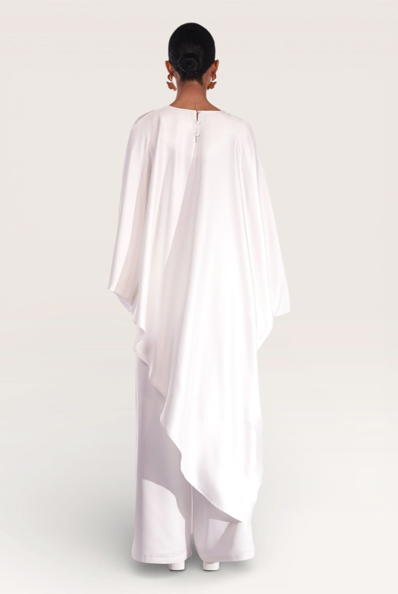 silk muse long version - white - Losyana.Shop