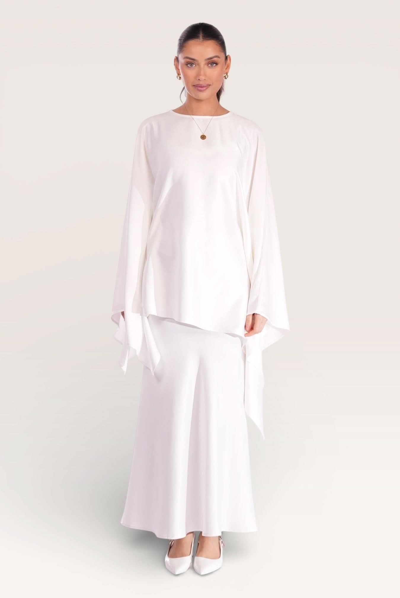 silk muse - white - Losyana.Shop