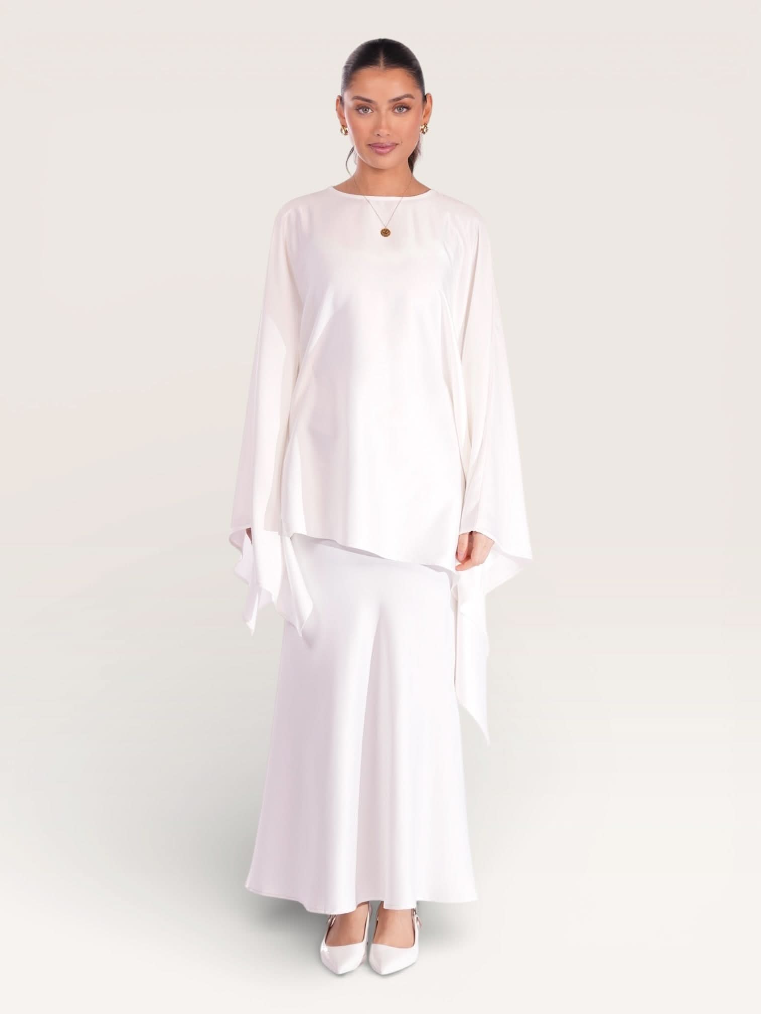 silk muse - white - Losyana.Shop