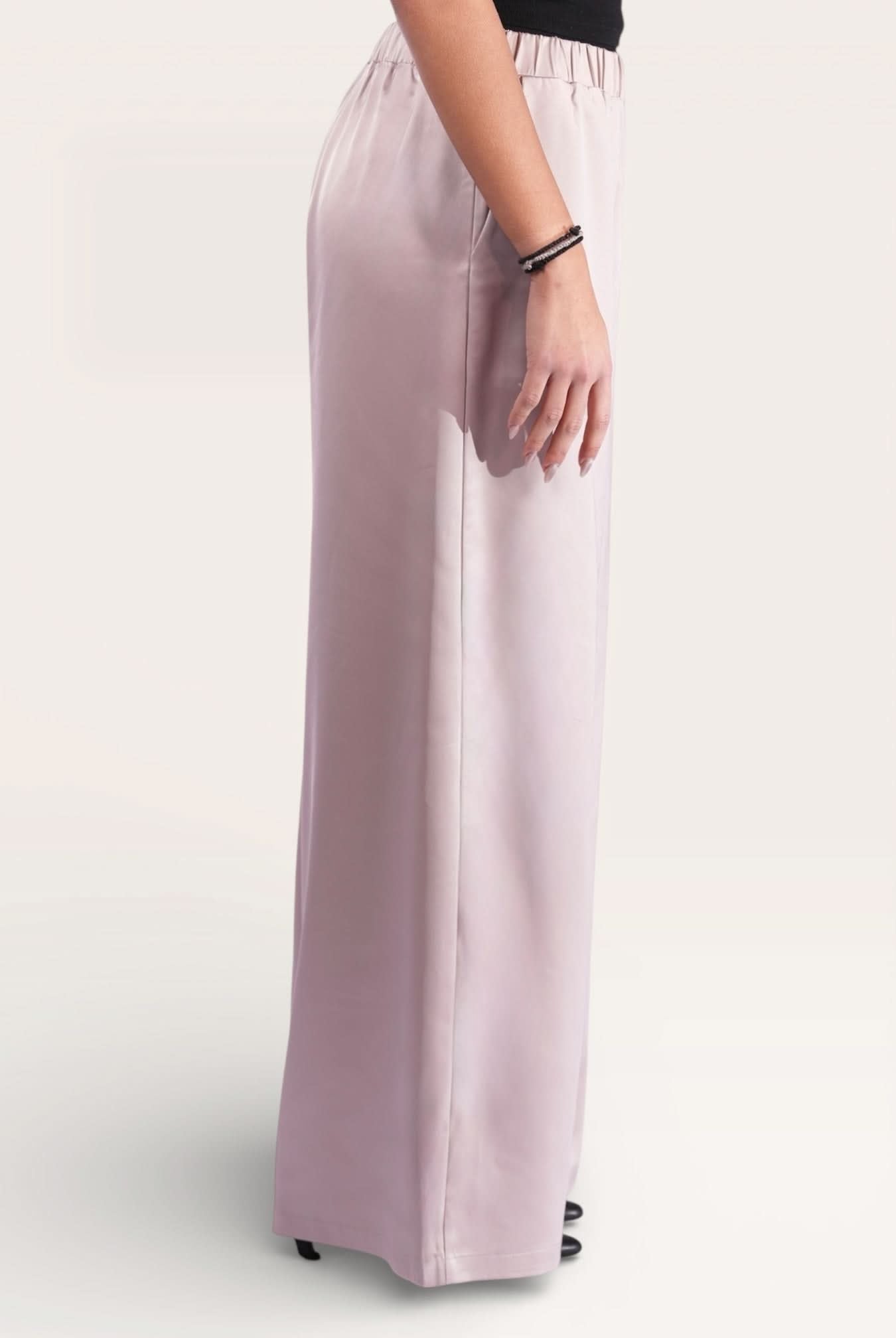 silk muse pants - almond - Losyana.Shop
