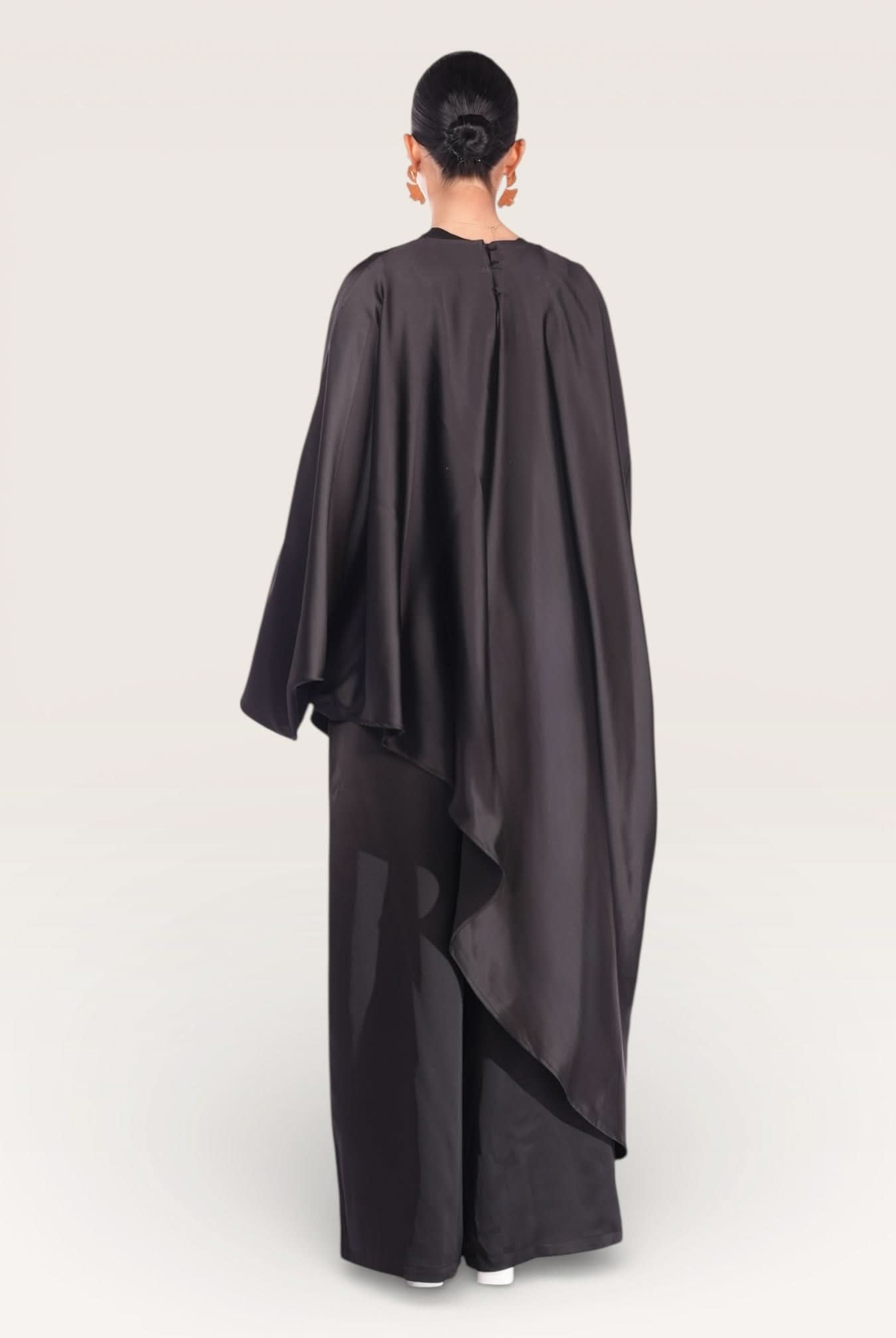 silk muse long version - black - Losyana.Shop