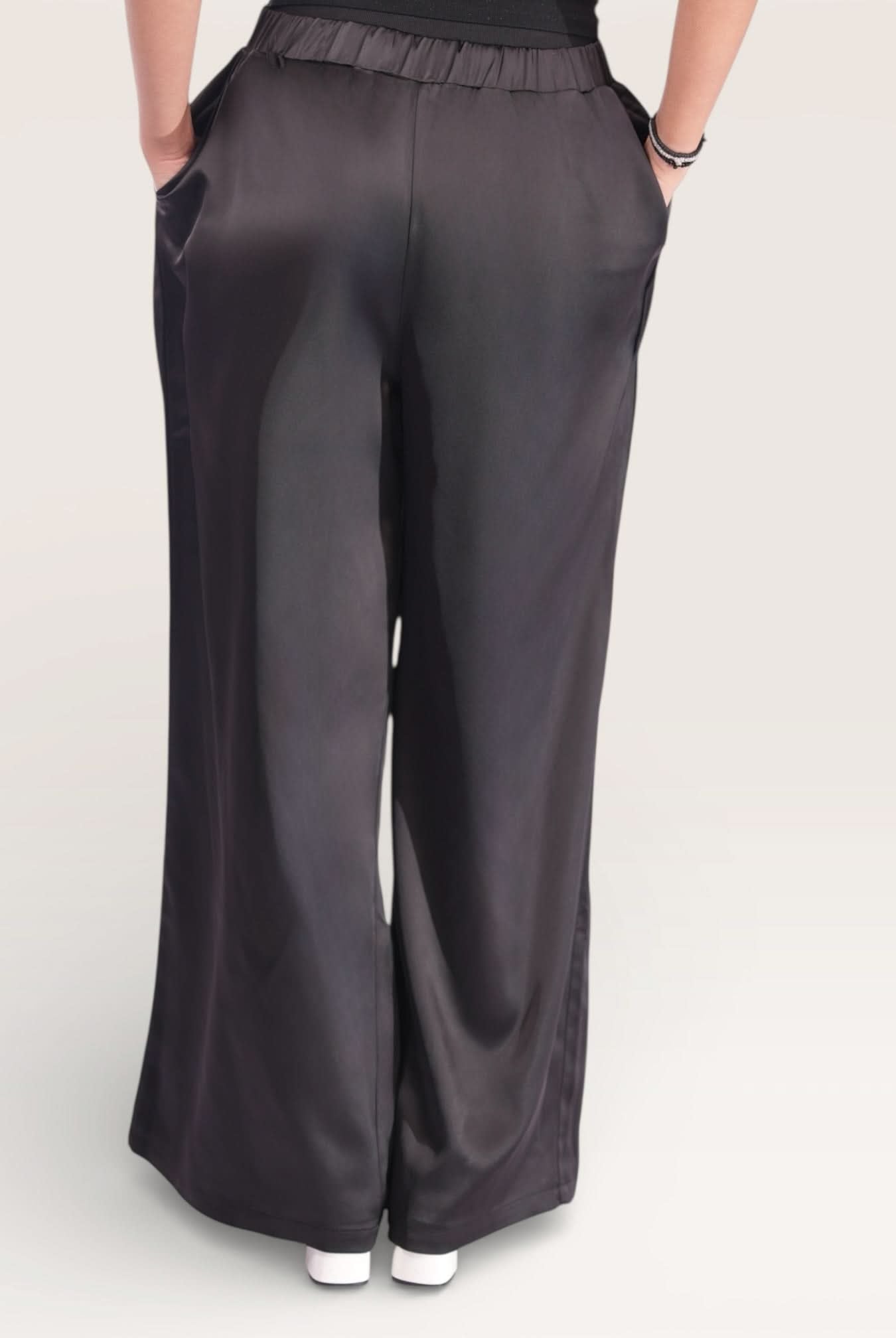 silk muse pants - black - Losyana.Shop