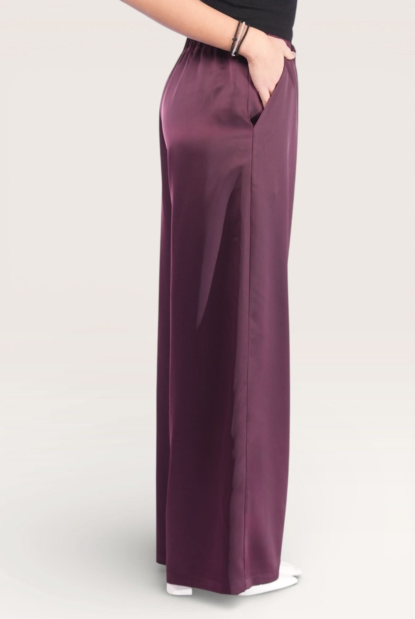silk muse pants - purpur - Losyana.Shop