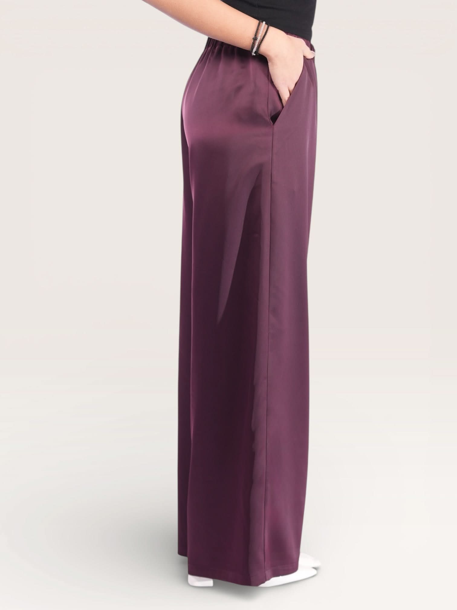 silk muse pants - purpur - Losyana.Shop