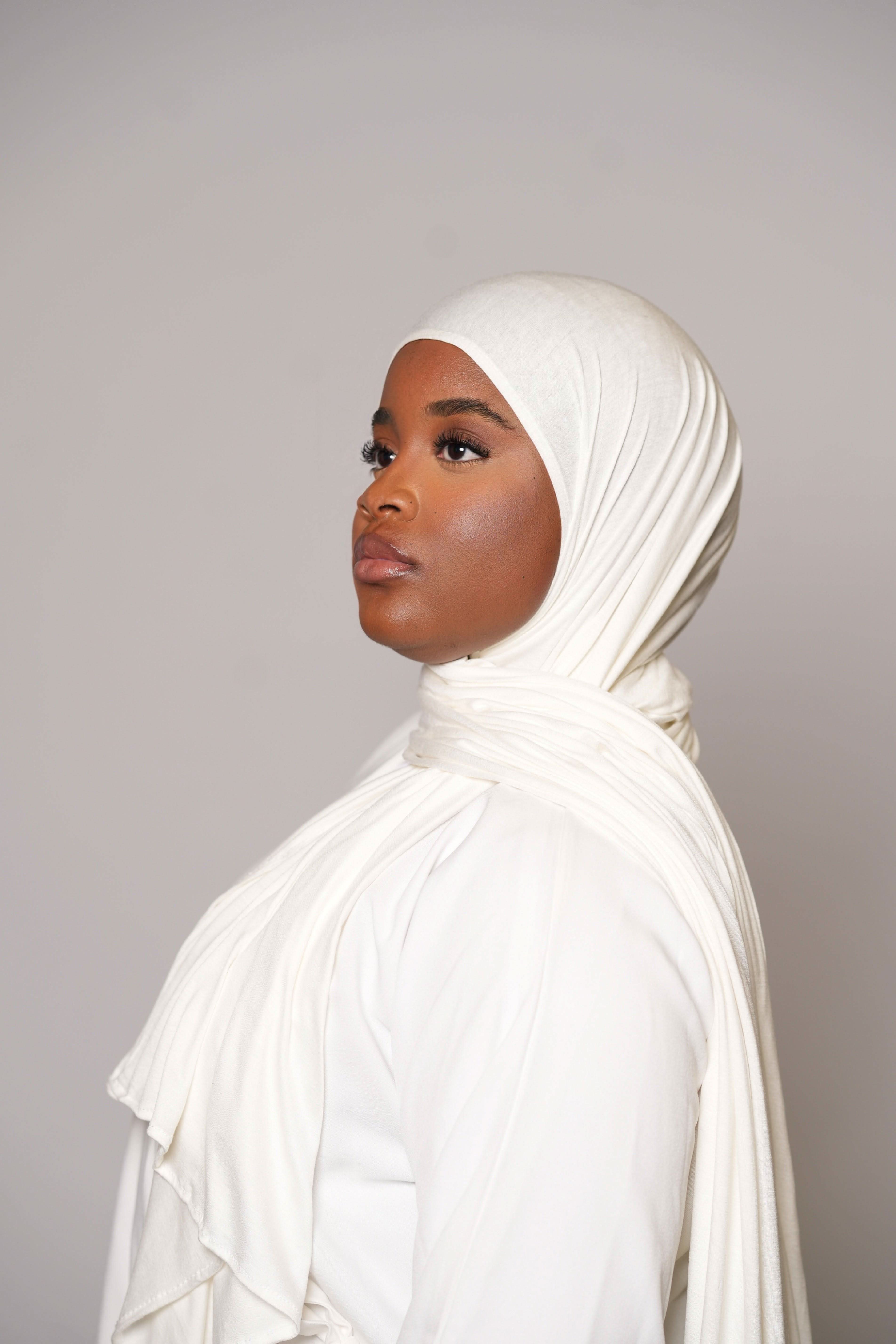 Premium Bamboo Jersey - cream white - Losyana.Shop