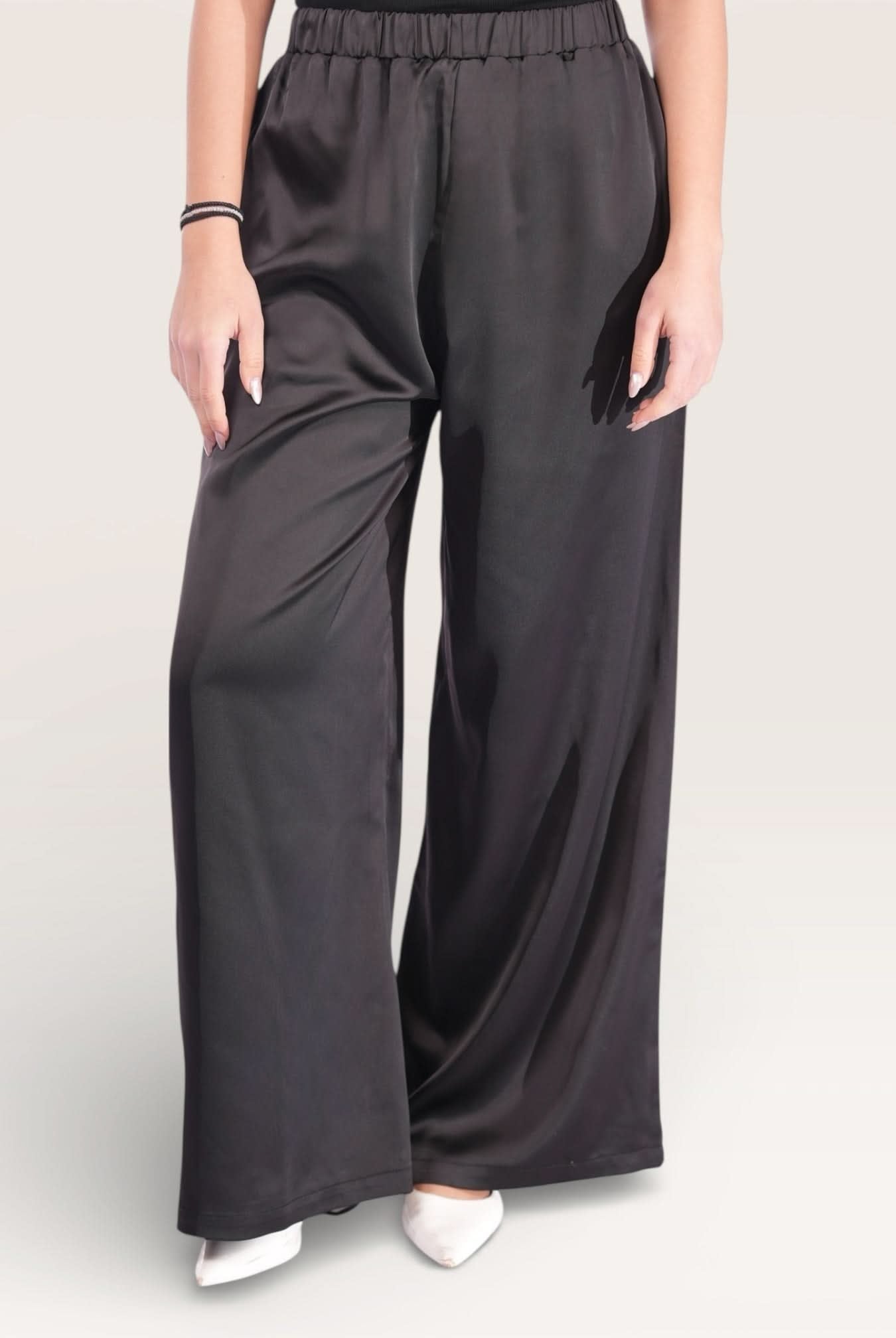 silk muse pants - black - Losyana.Shop