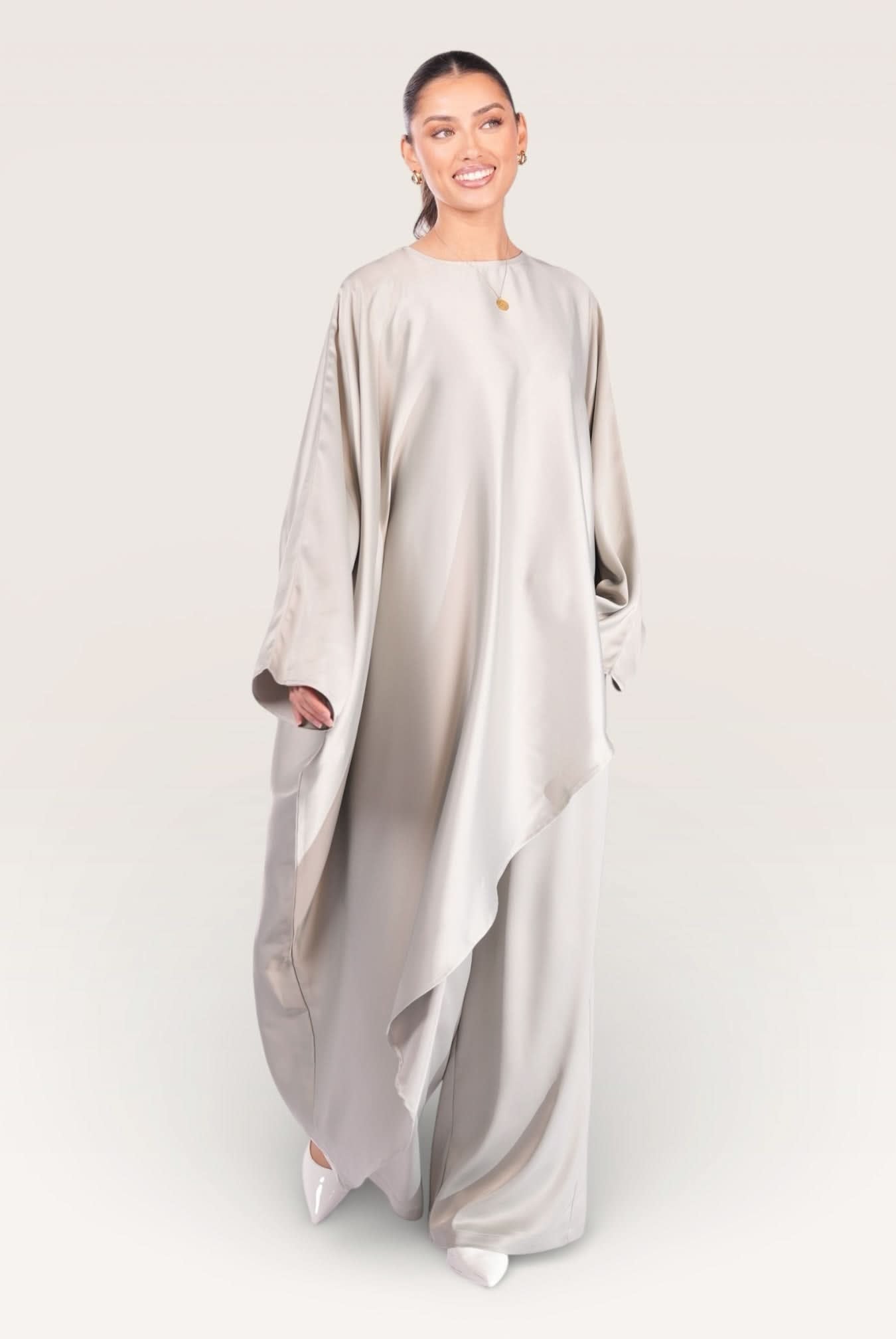 silk muse long version - pistachio - Losyana.Shop