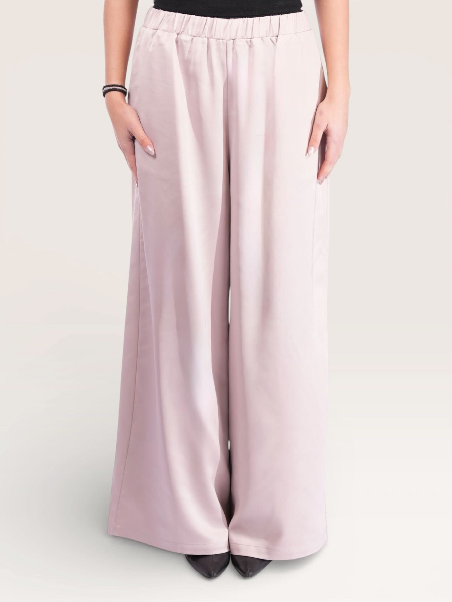 silk muse pants - almond - Losyana.Shop