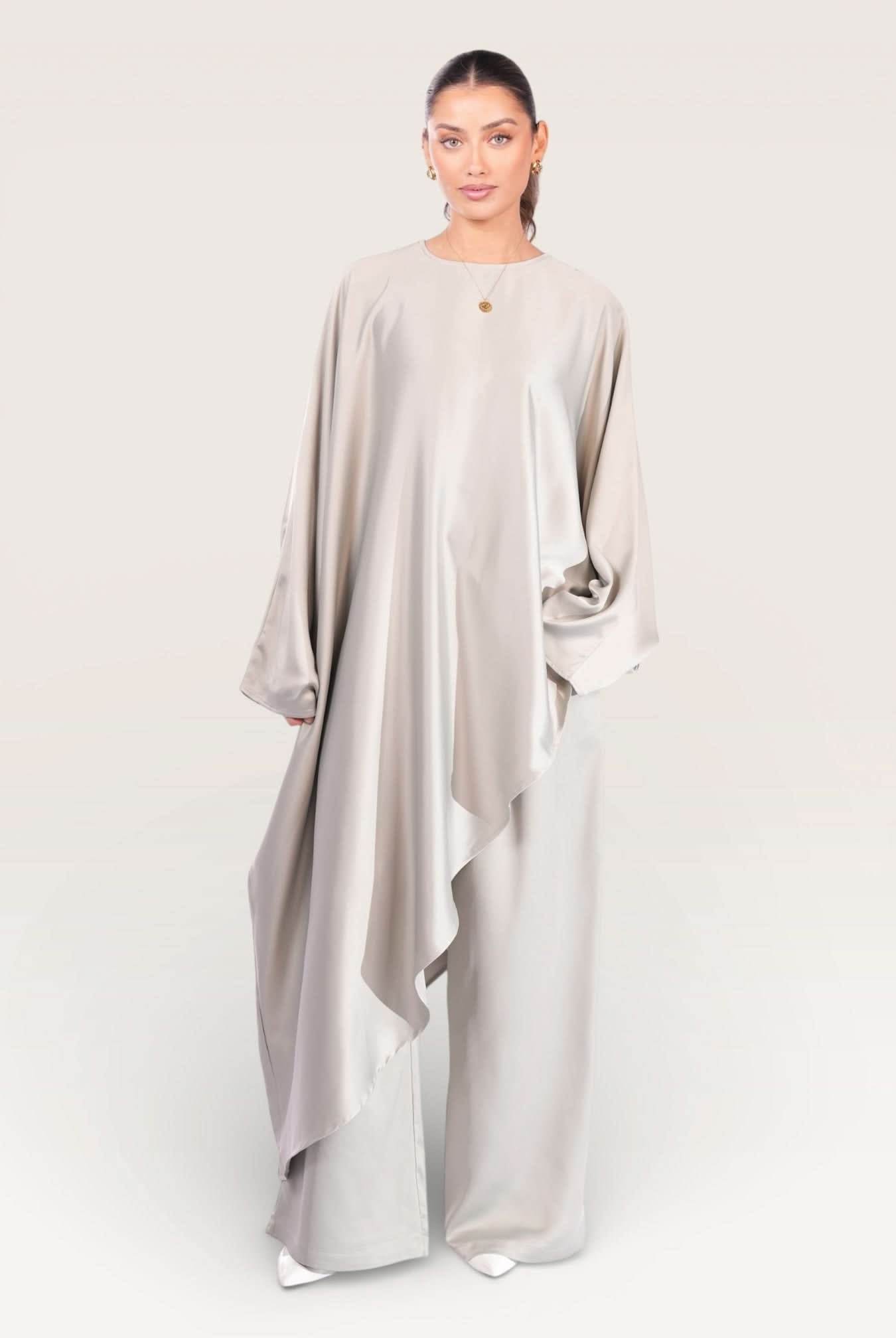 silk muse long version - pistachio - Losyana.Shop