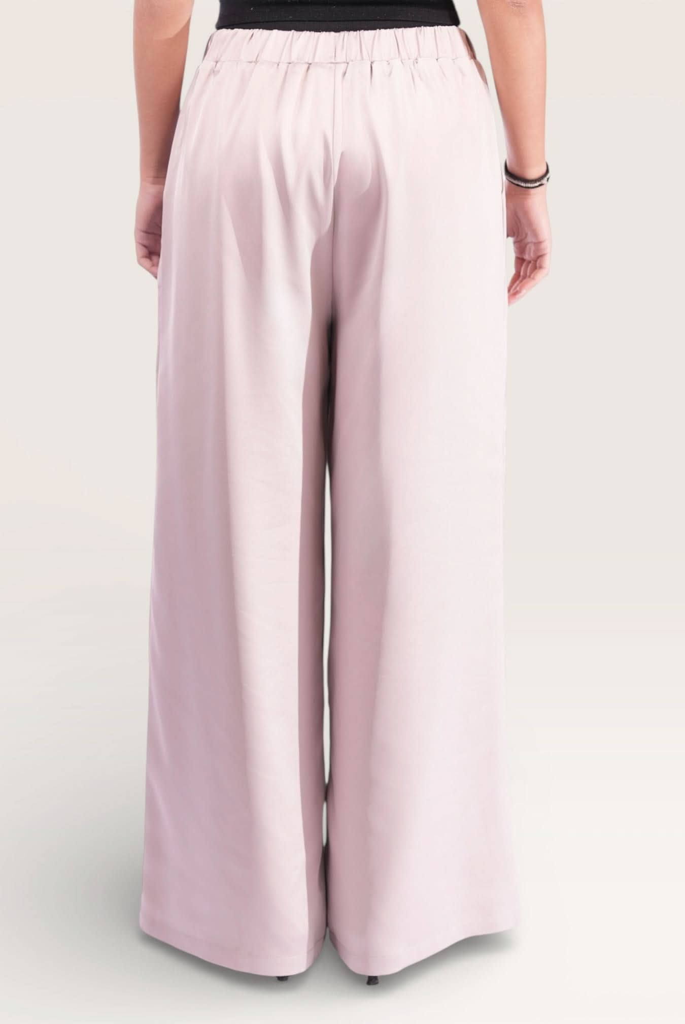 silk muse pants - almond - Losyana.Shop