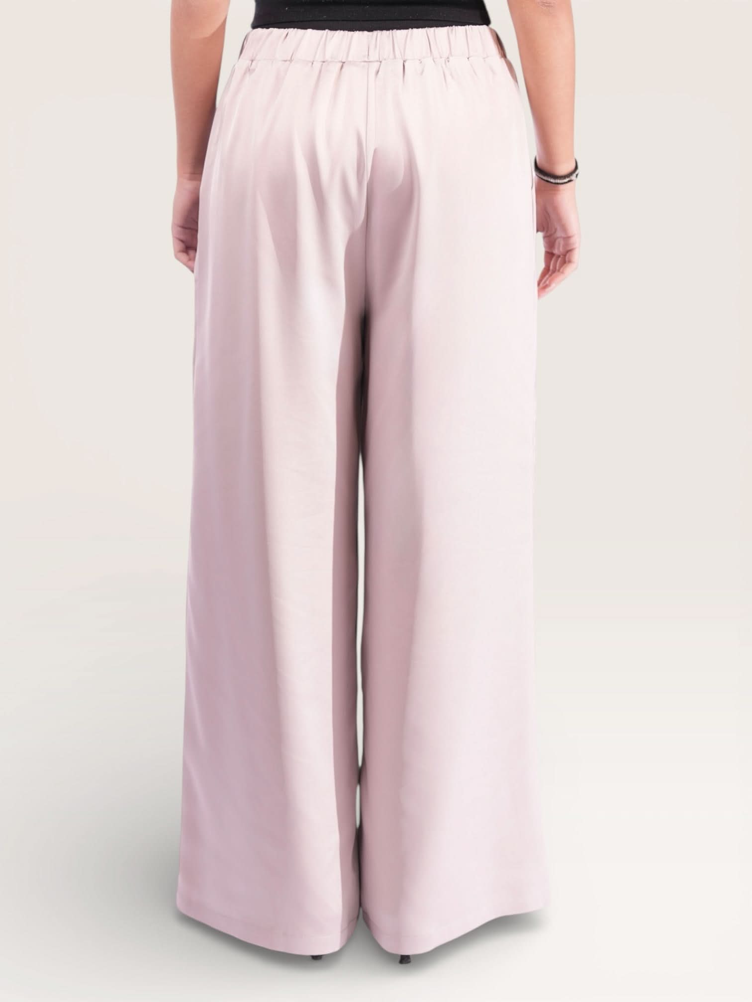 silk muse pants - almond - Losyana.Shop