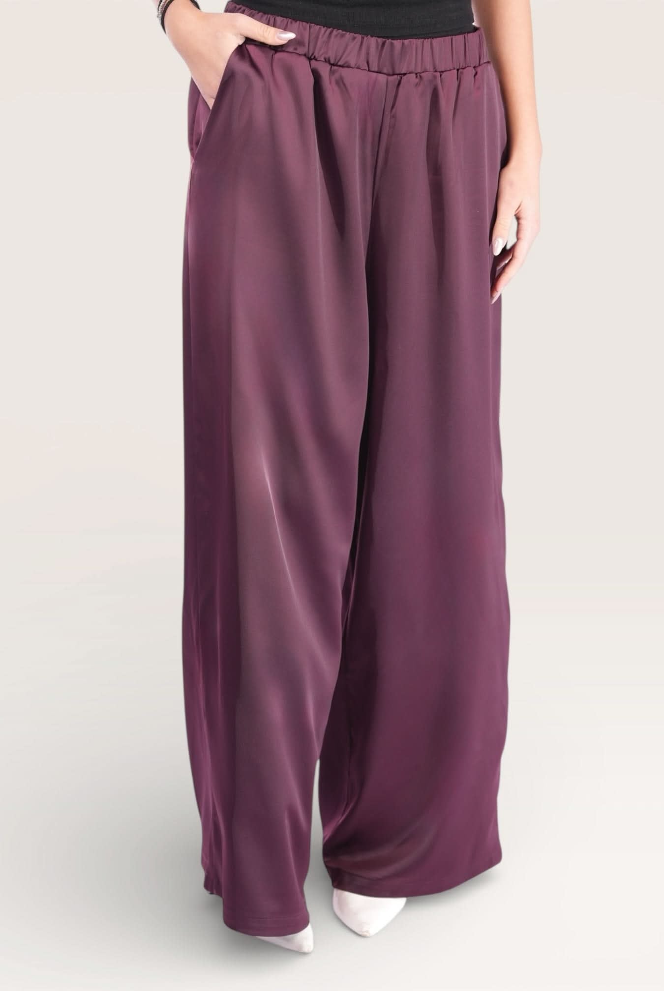 silk muse pants - purpur - Losyana.Shop