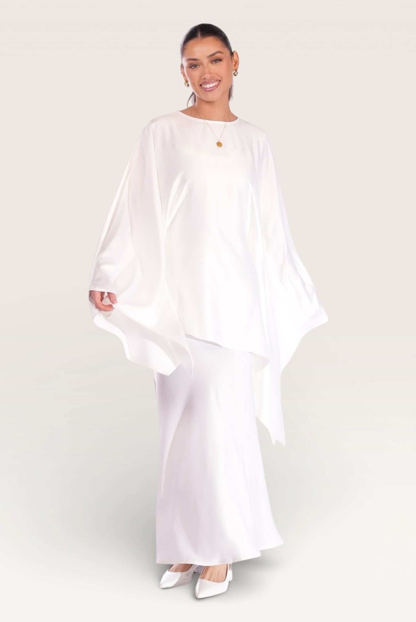 silk muse - white - Losyana.Shop