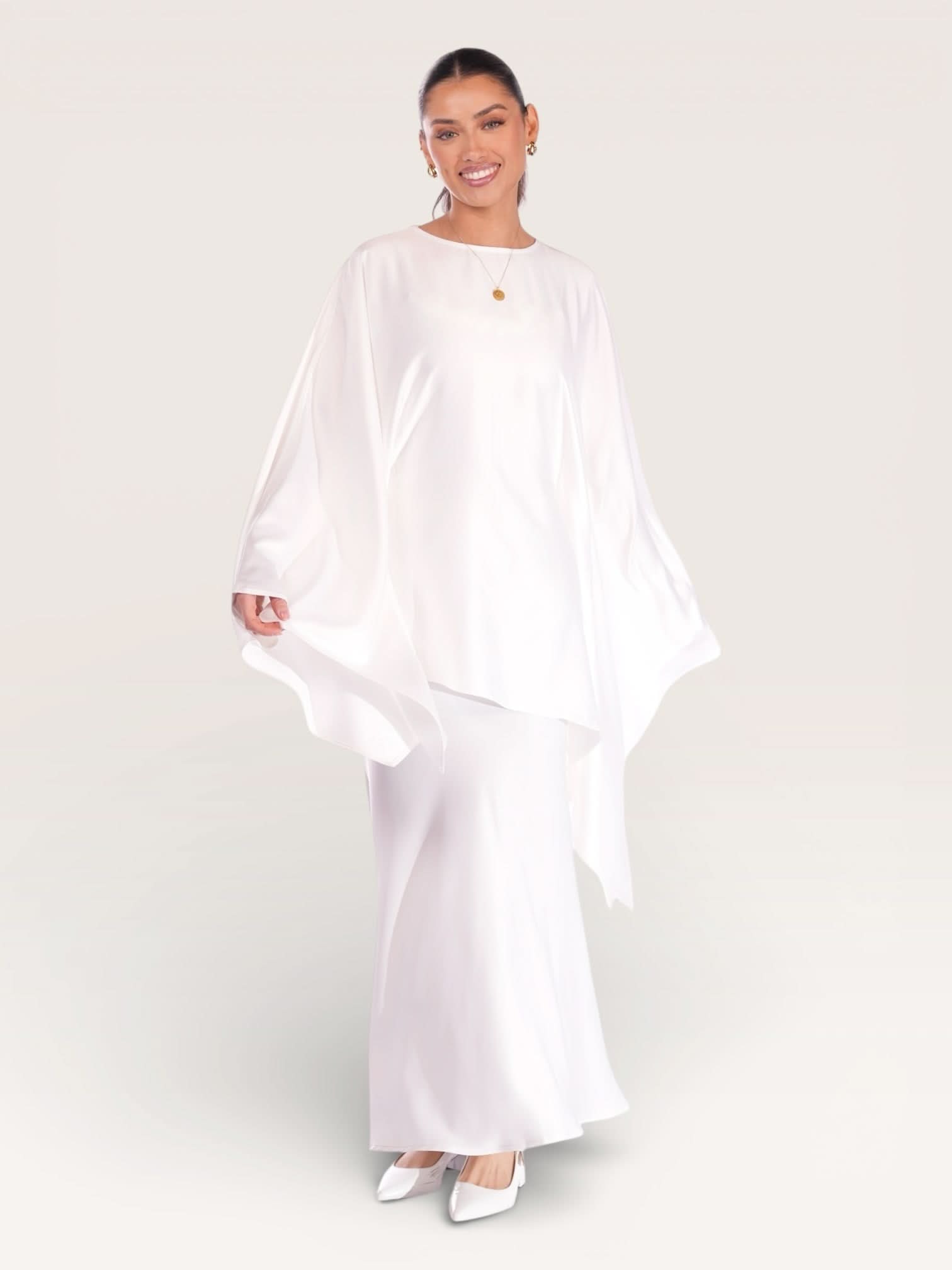 silk muse - white - Losyana.Shop