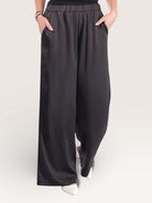 silk muse pants - black - Losyana.Shop