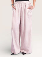 silk muse pants - almond - Losyana.Shop