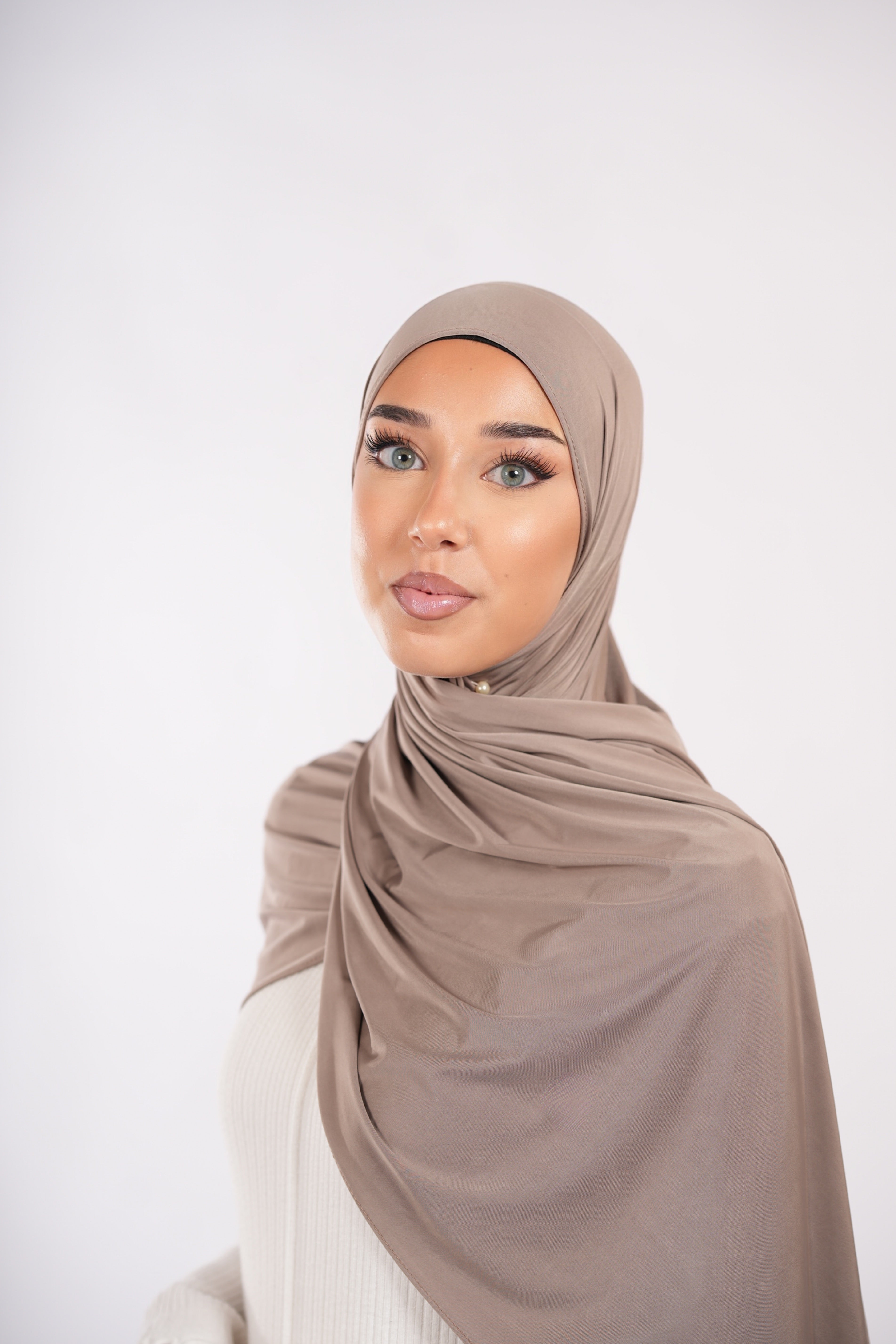 Liquid Jersey - Dark beige - Losyana.Shop