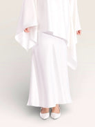 silk muse skirt - white - Losyana.Shop