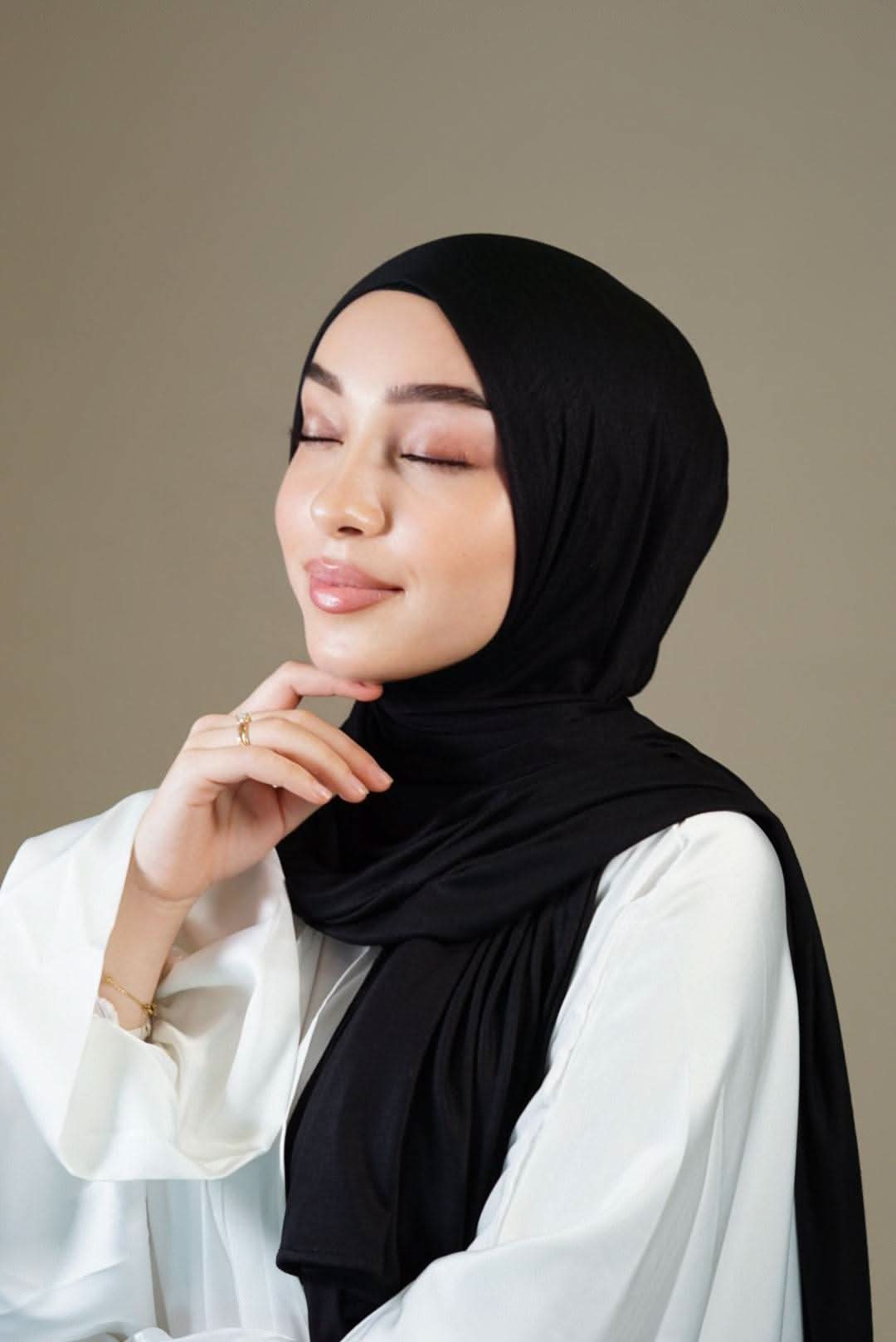 Bamboo Jersey - black - Losyana.Shop