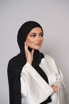 Premium Bamboo Jersey - black - Losyana.Shop