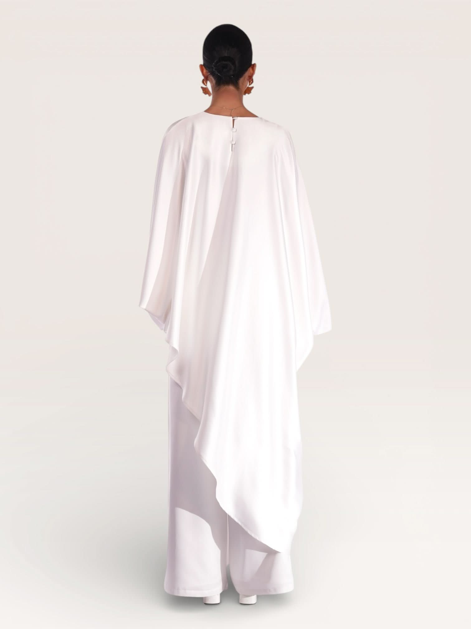 silk muse long version - white - Losyana.Shop