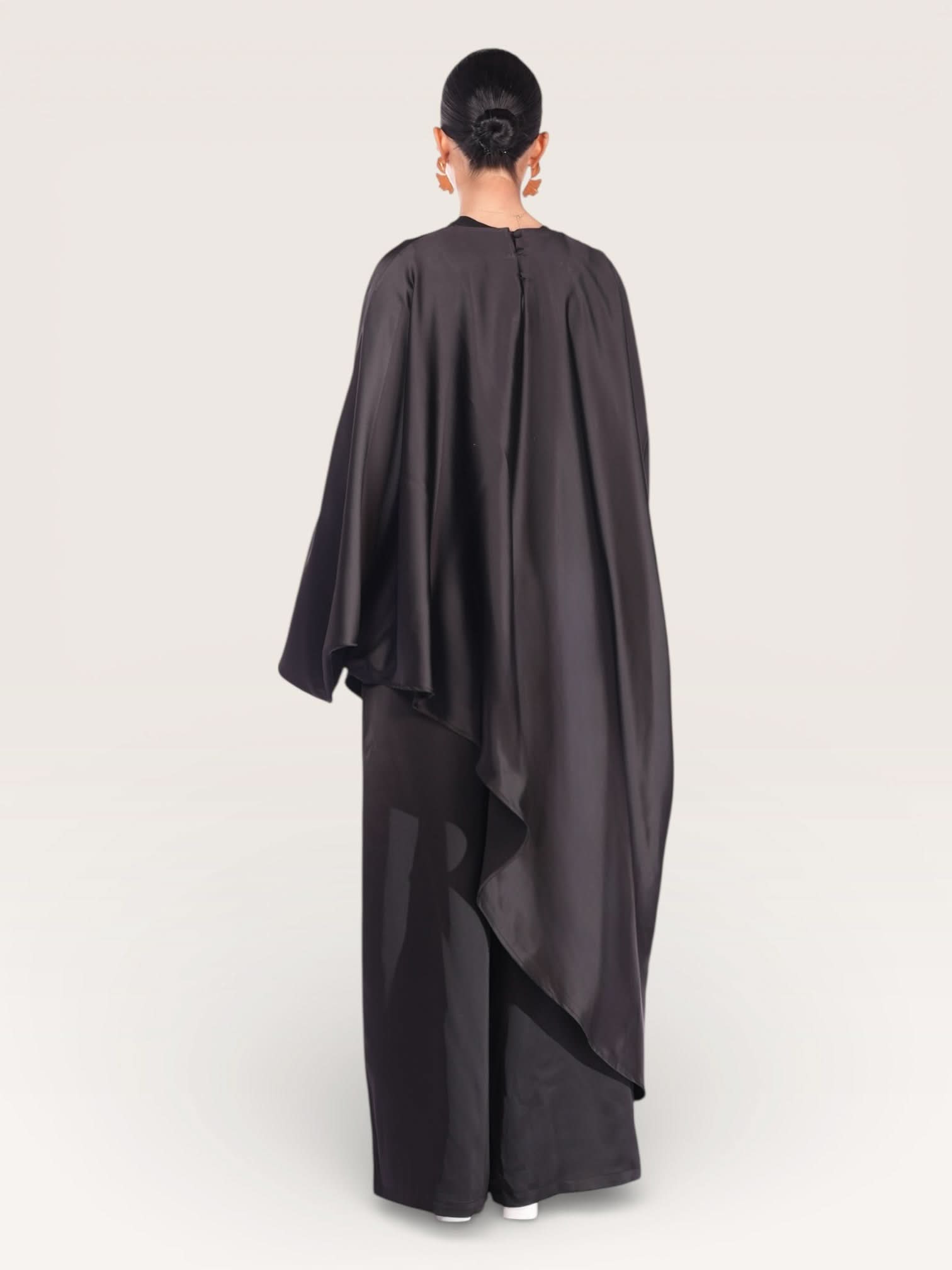 silk muse long version - black - Losyana.Shop