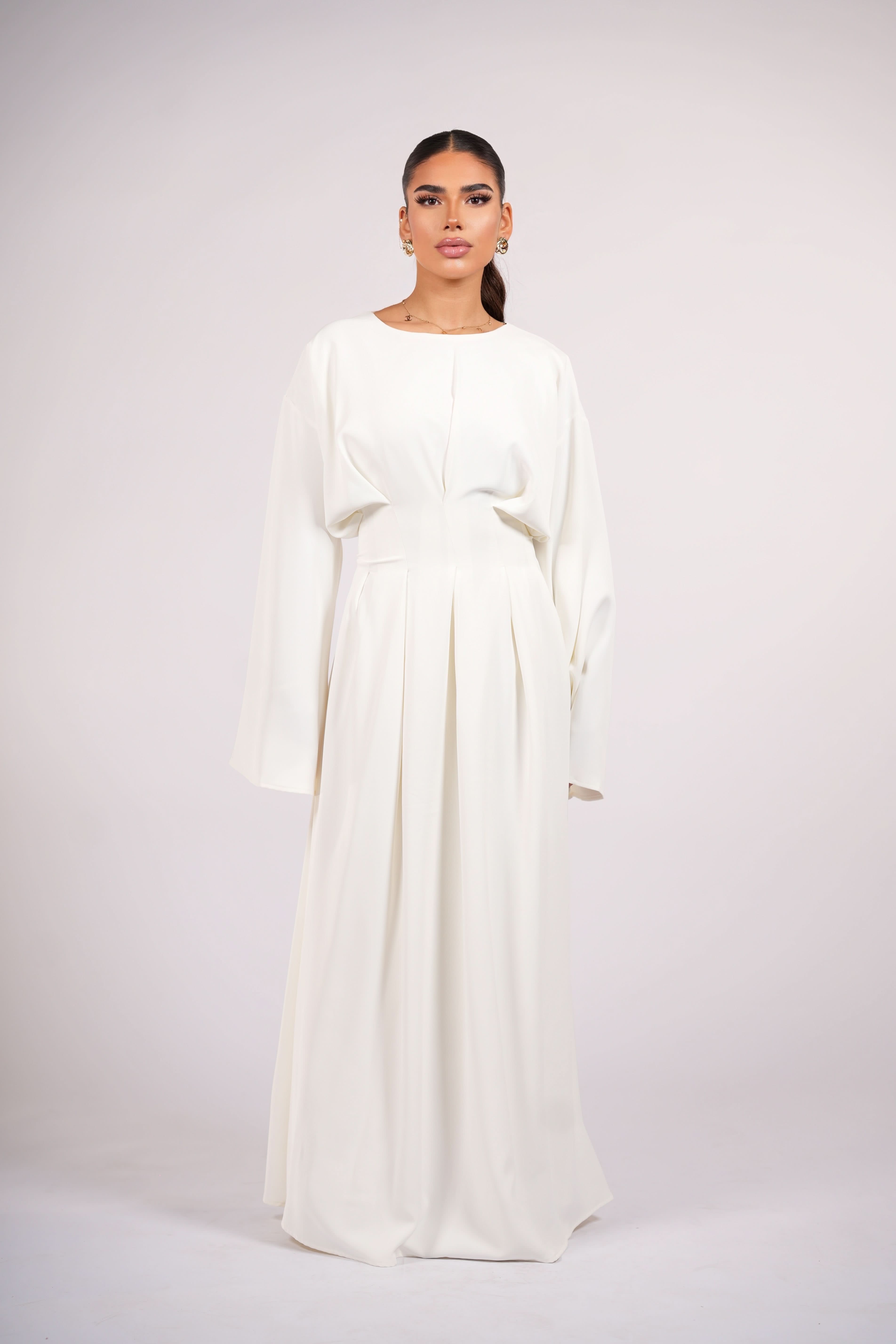 the corset dress - white - Losyana.Shop