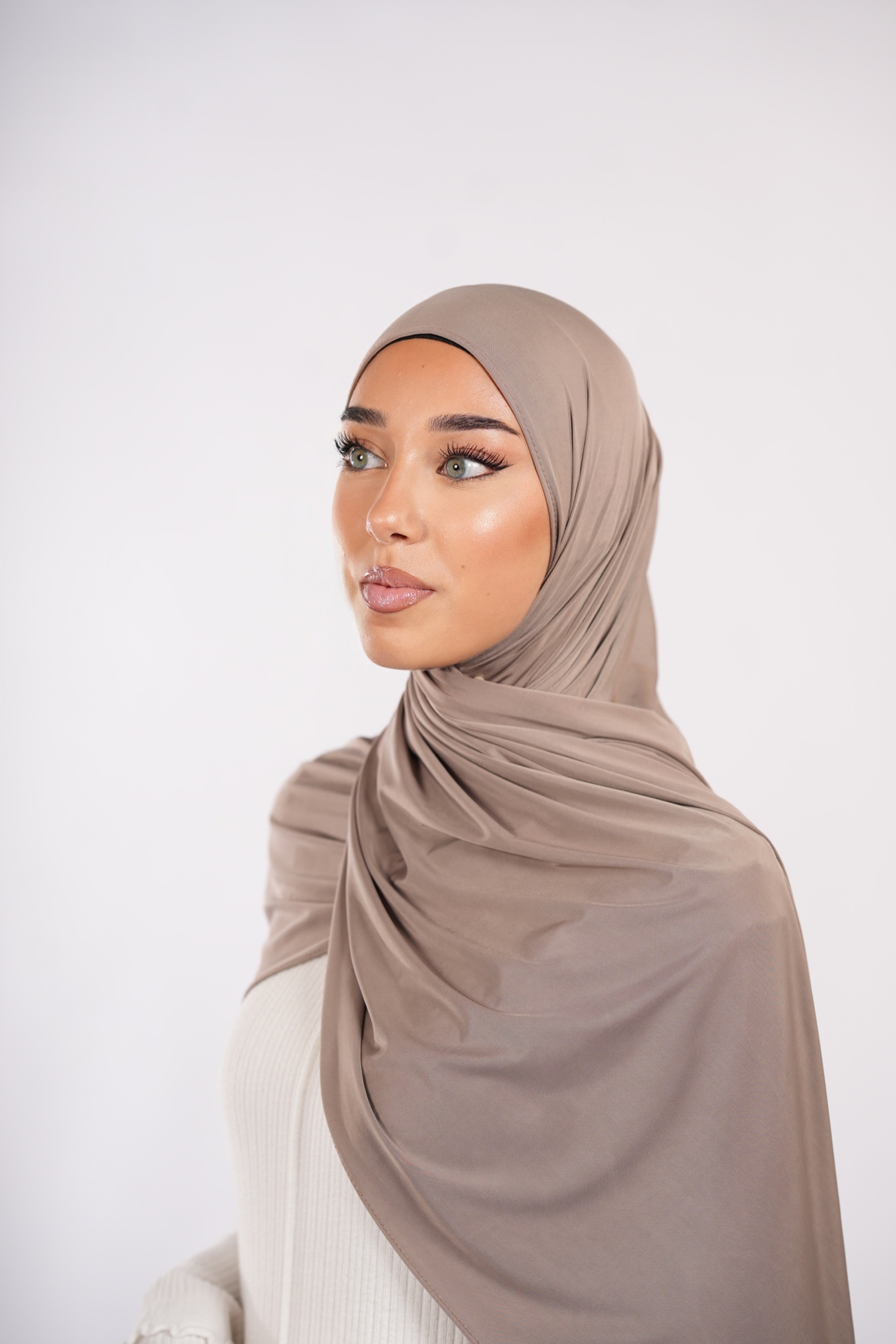 Liquid Jersey - Dark beige - Losyana.Shop