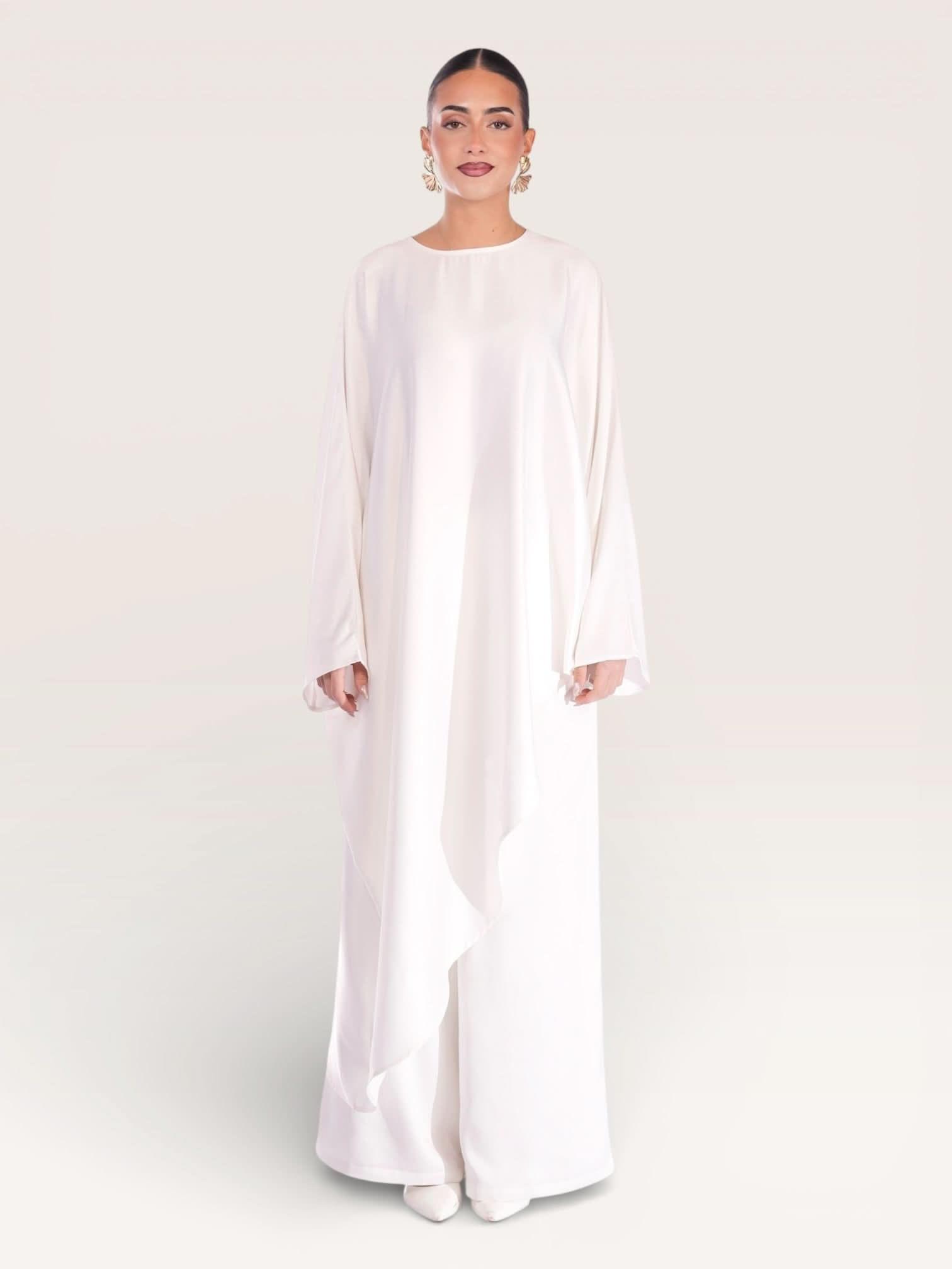 silk muse long version - white - Losyana.Shop
