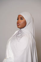 Premium Bamboo Jersey - silvery white - Losyana.Shop