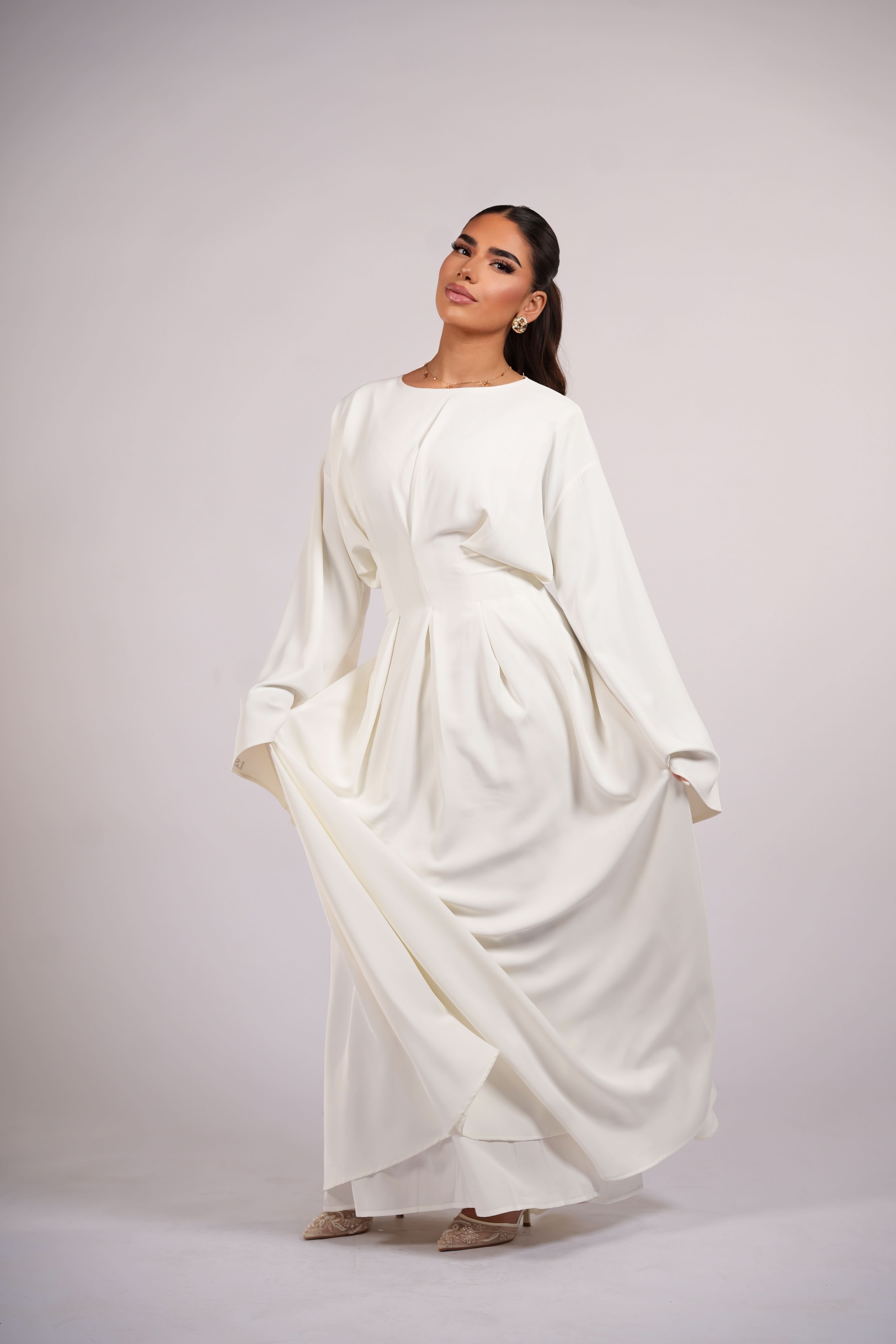 the corset dress - white - Losyana.Shop