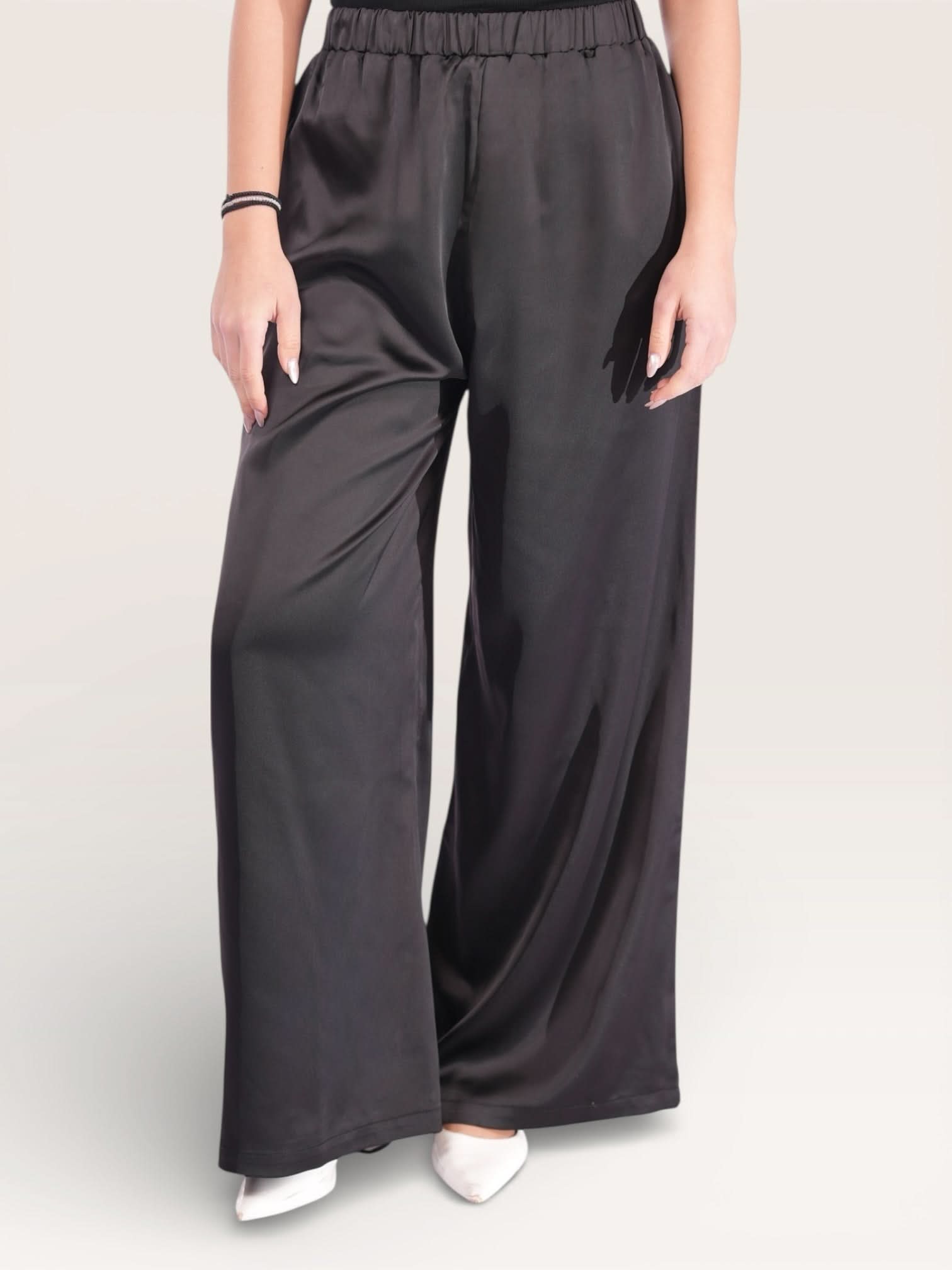 silk muse pants - black - Losyana.Shop