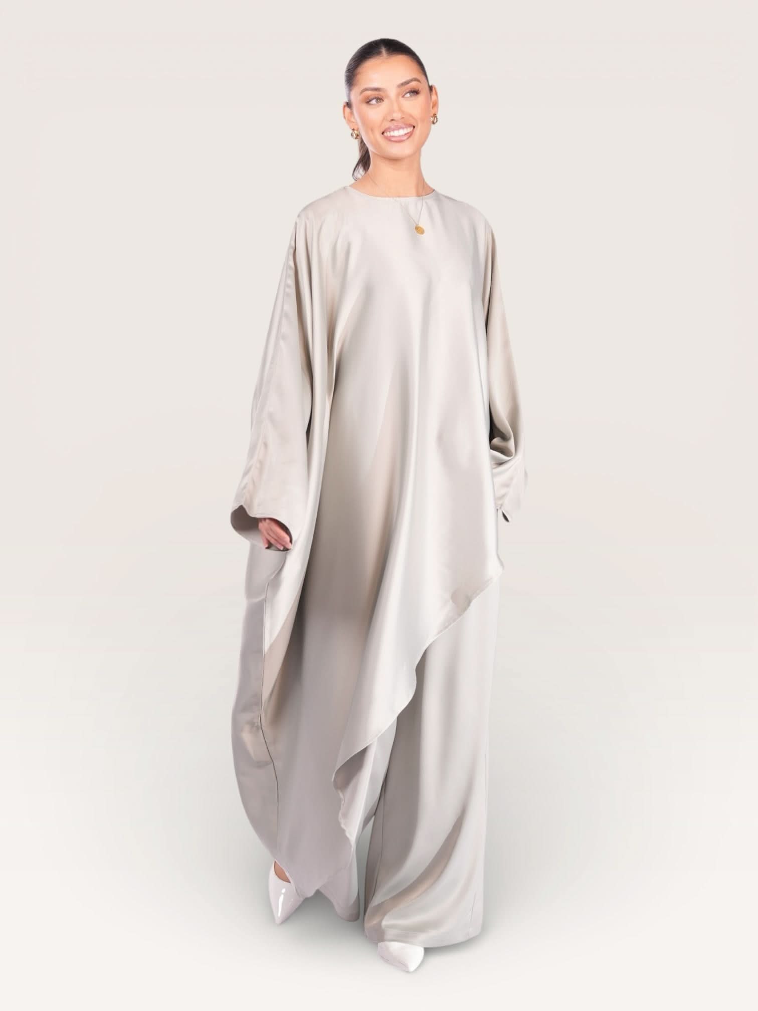 silk muse long version - pistachio - Losyana.Shop