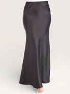 silk muse skirt - black - Losyana.Shop