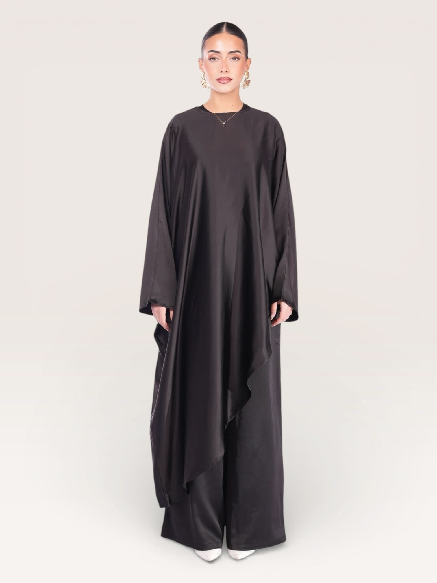 silk muse long version - black - Losyana.Shop