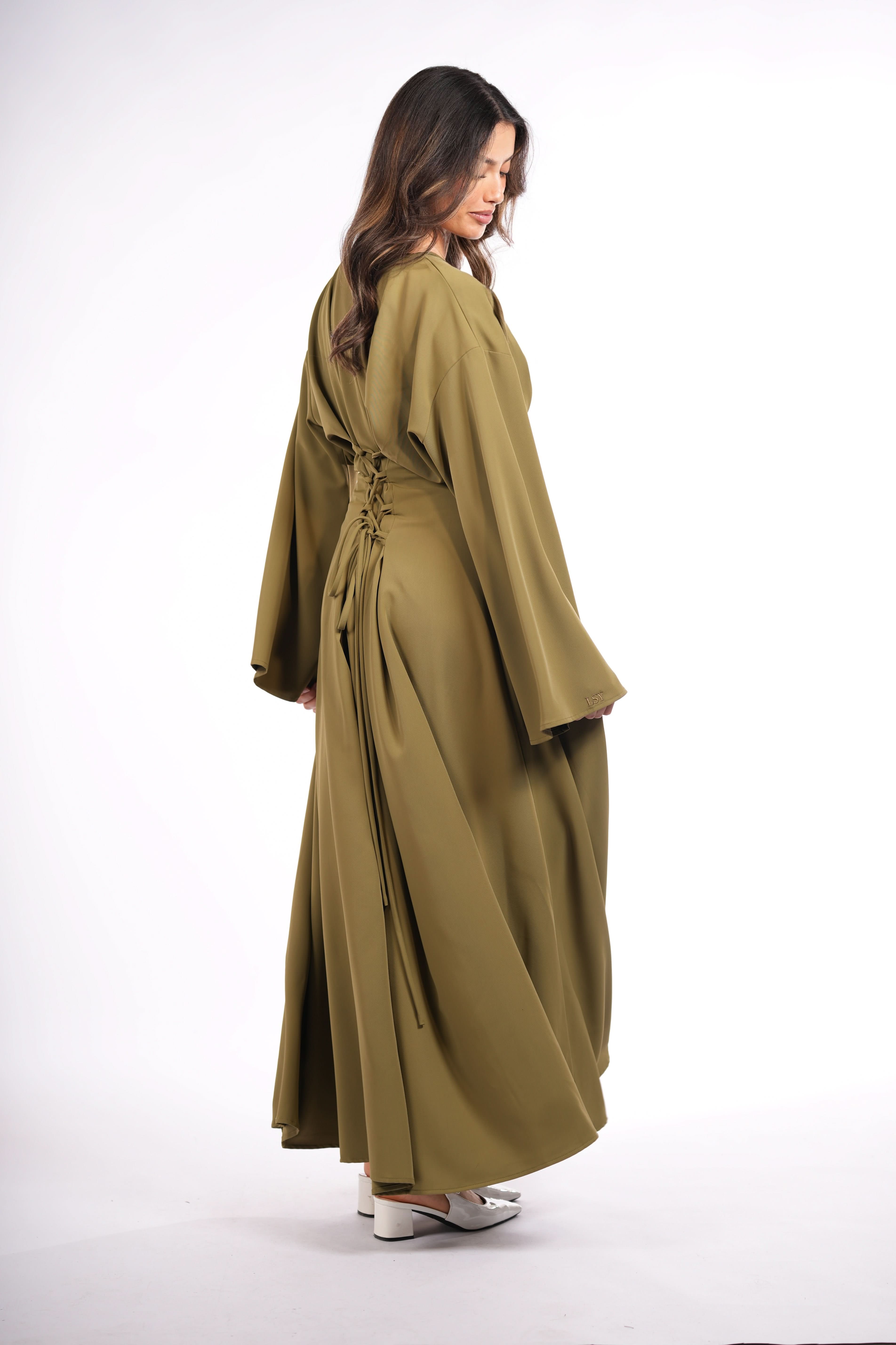 the corset dress - olive - Losyana.Shop