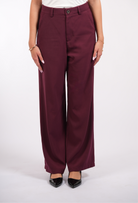 the noble pants - burgundy - Losyana.Shop