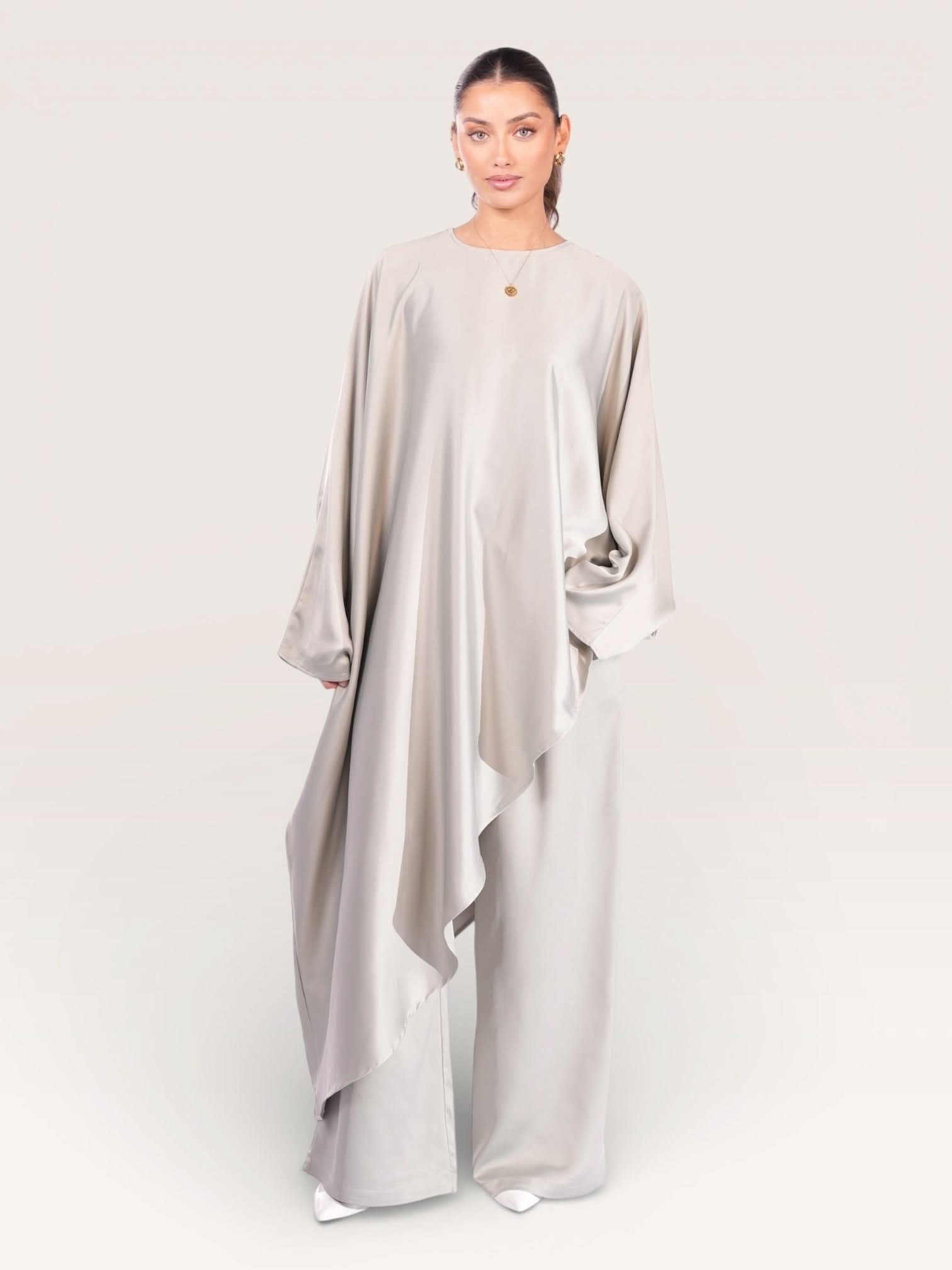 silk muse long version - pistachio - Losyana.Shop