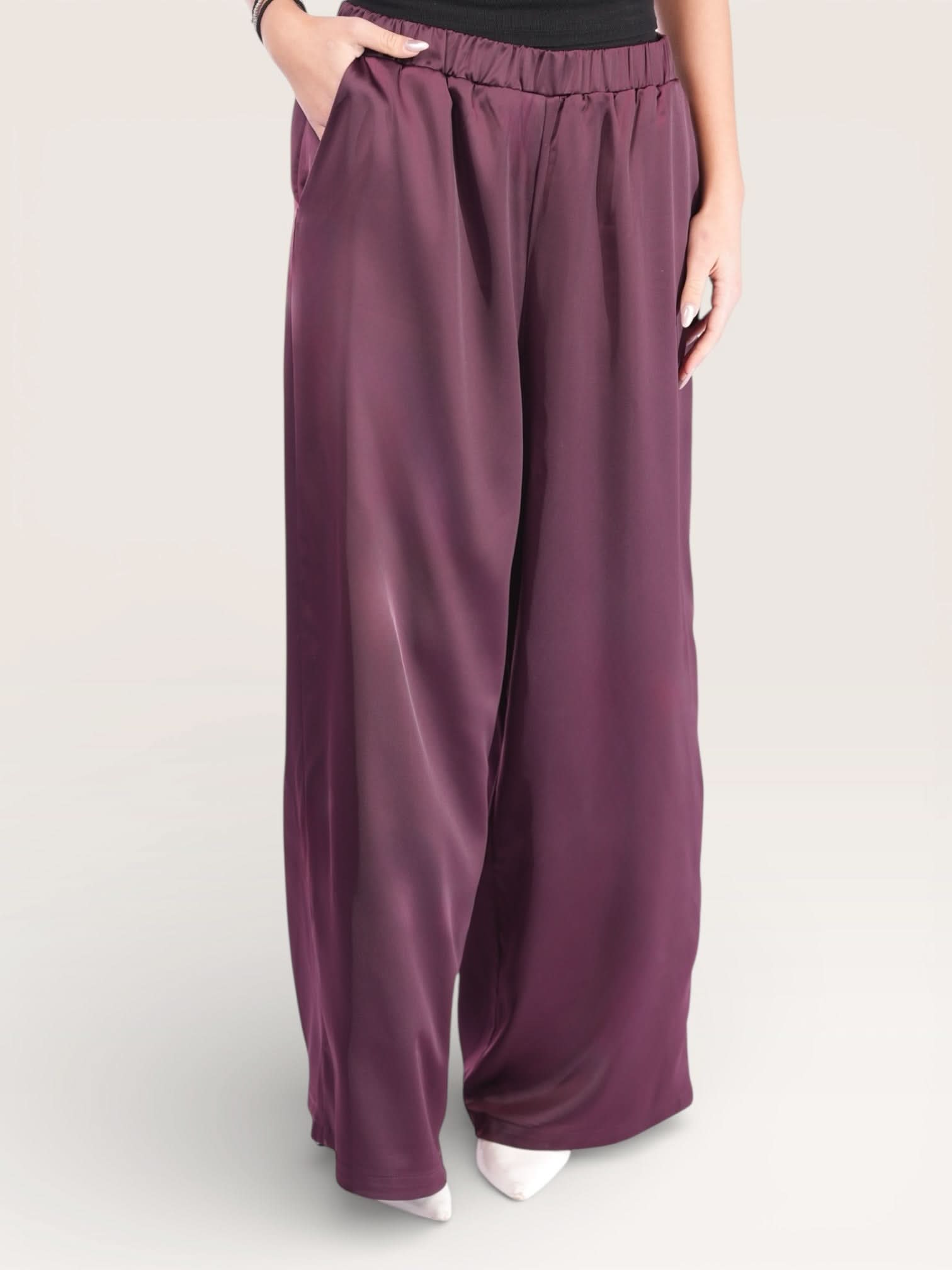 silk muse pants - purpur - Losyana.Shop