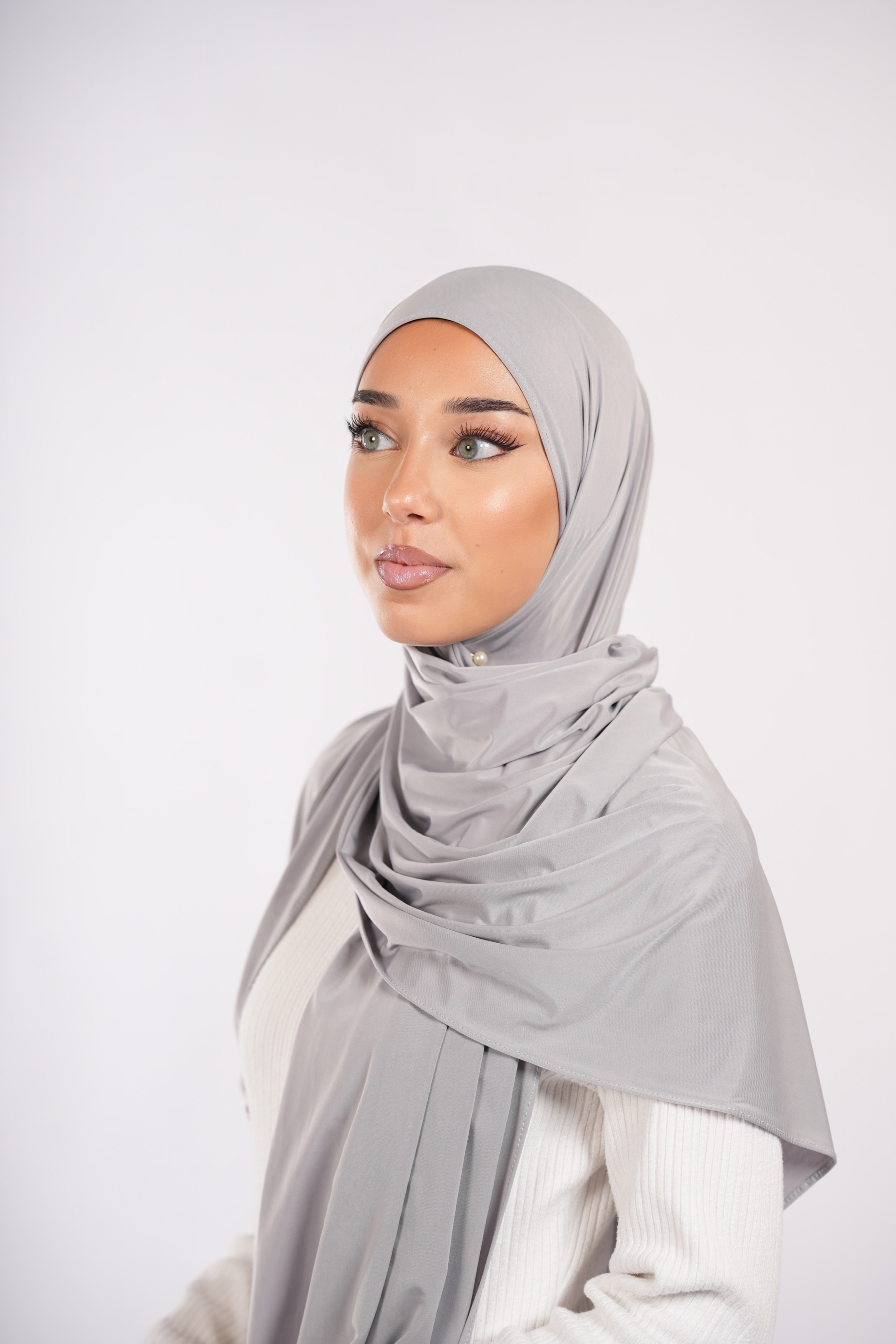 Liquid Jersey - Light grey - Losyana.Shop