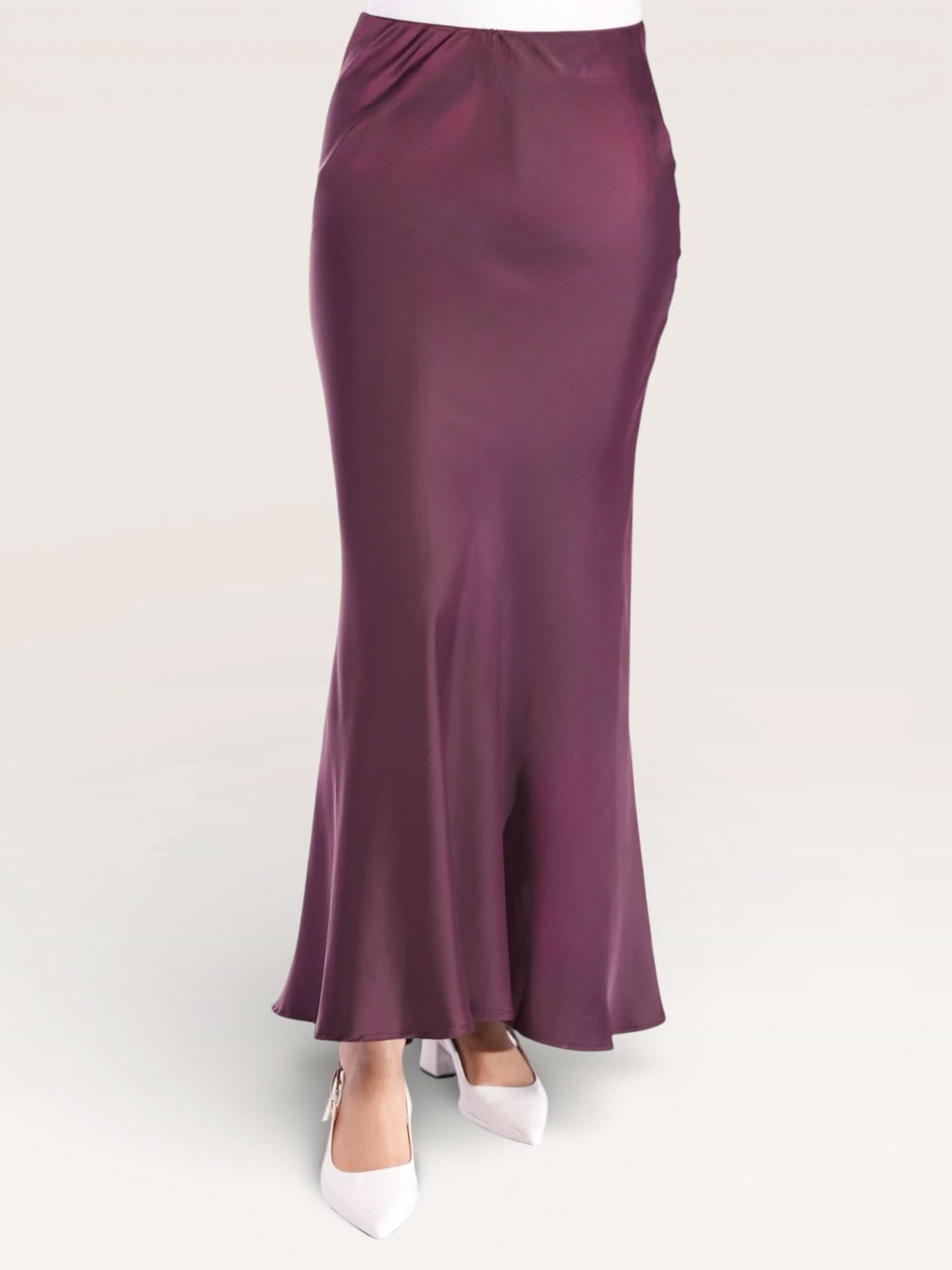 silk muse skirt - purpur - Losyana.Shop